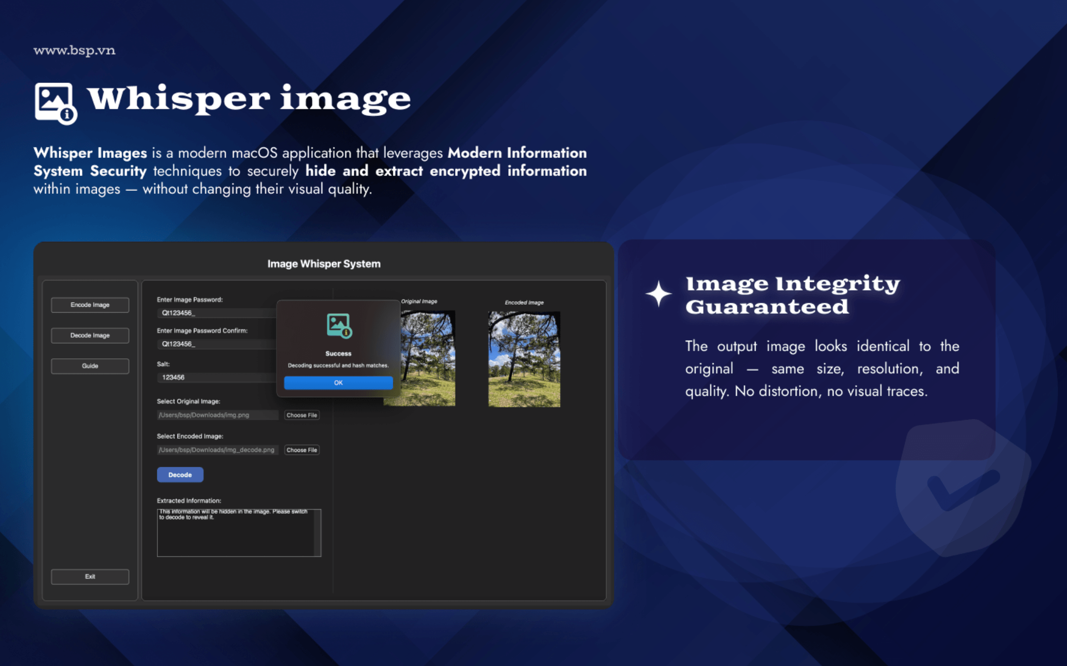 Whisper Image application overview