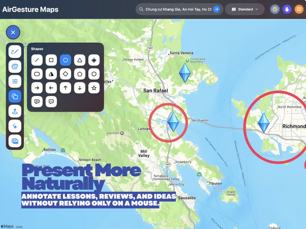 Air Gesture Maps