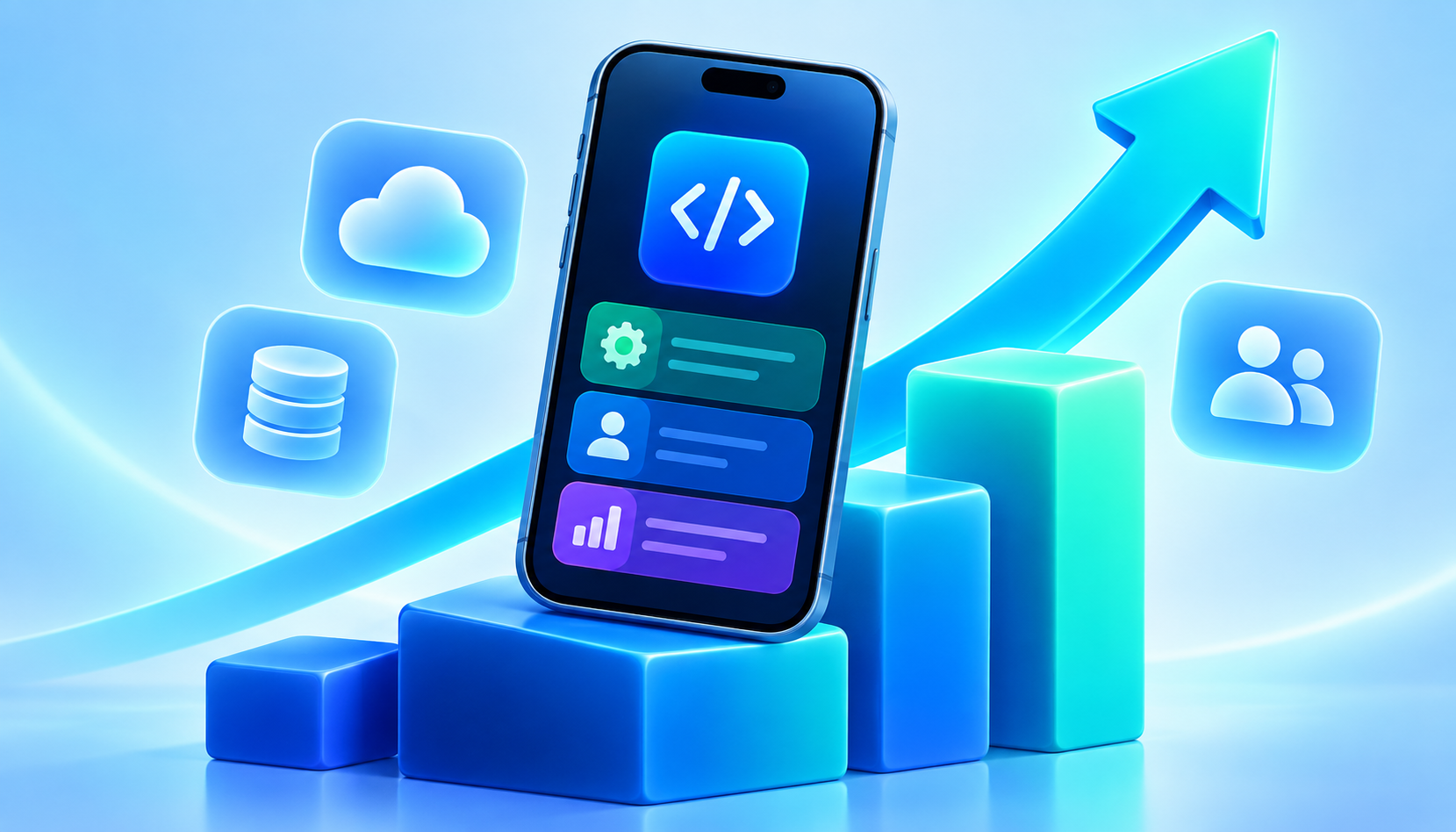 Scalable mobile product growing through modular features