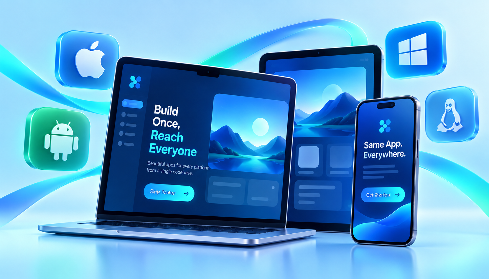 Consistent application experience across mobile and tablet platforms
